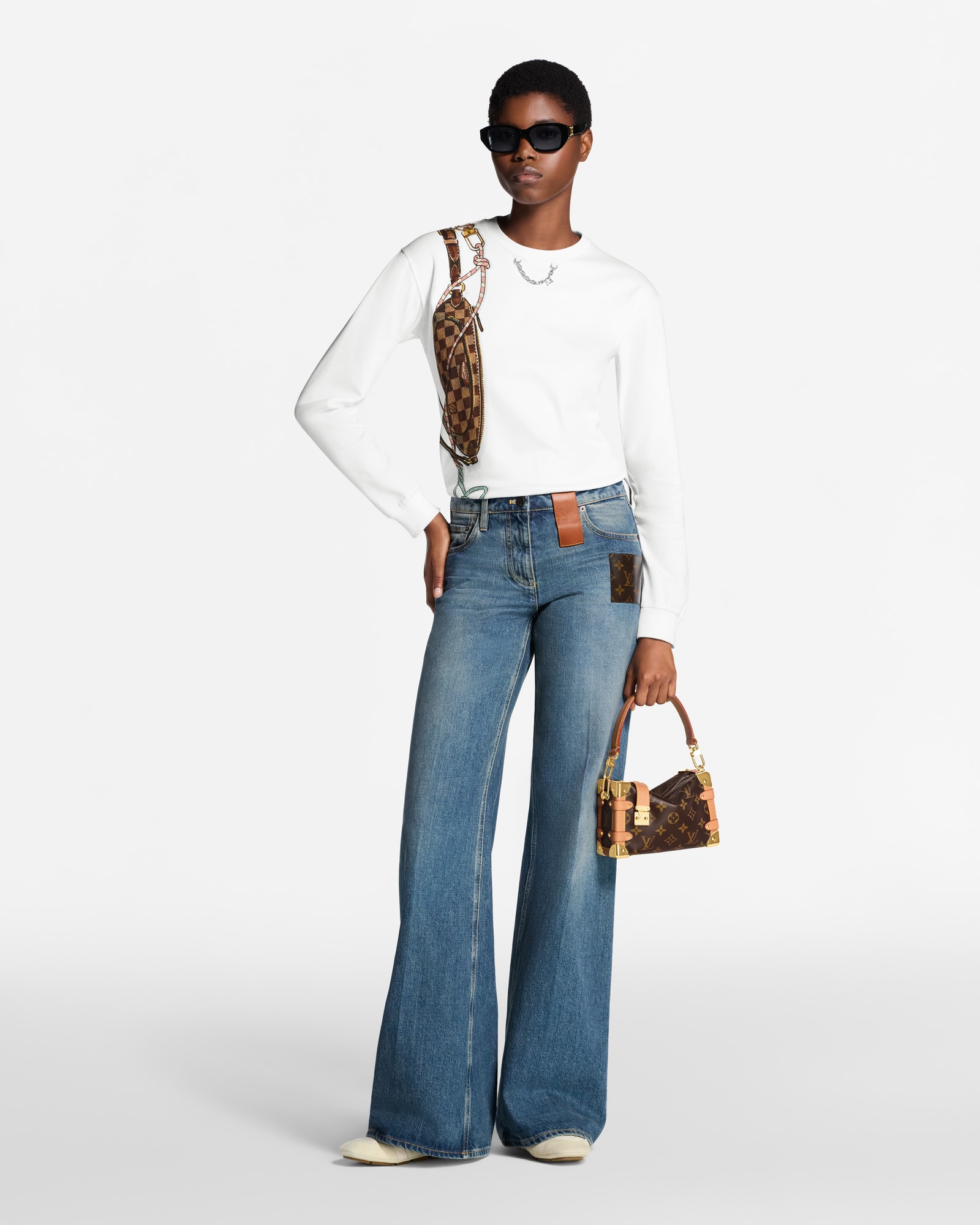 キープイット プリント ロングスリーブTシャツ ｜ルイ・ヴィトン 公式